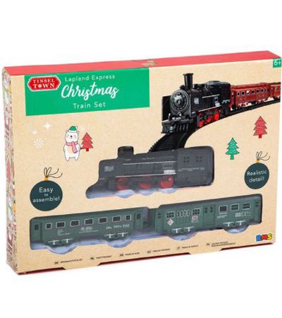 Tinsel Town - Lapland Express Battery Operated Christmas Train Set