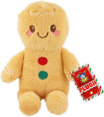 Plush Sitting Gingerbread Man