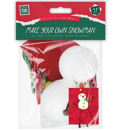 Santa Loves Kids Crafts - Make Your Own Christmas Craft Snowman